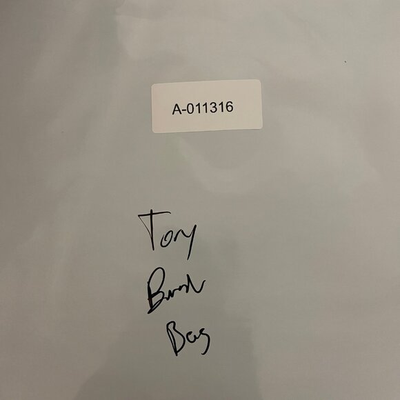 Tory Burch Pink/Orange Logo Dust Bag Large, Drawstring 23"x23" - Picture 6 of 6